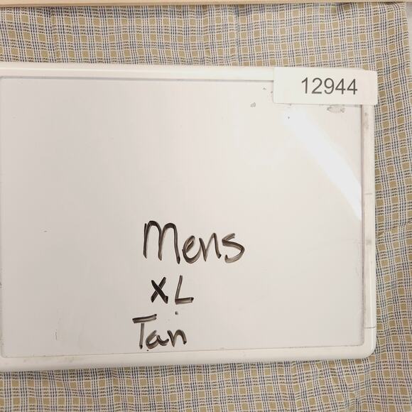 Levis Casual Short Sleeve Button Up Shirt Mens Size Extra Large XL Tan - Picture 7 of 9